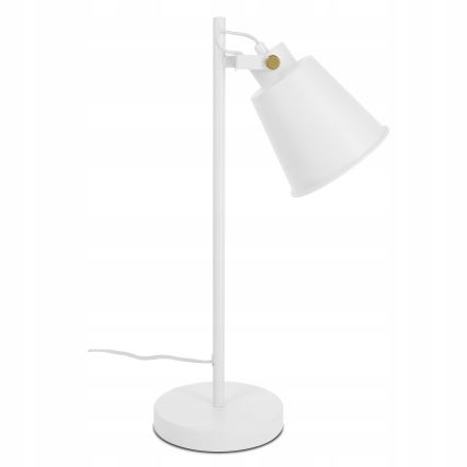 Lampe de table 1xE27/40W/230V blanche