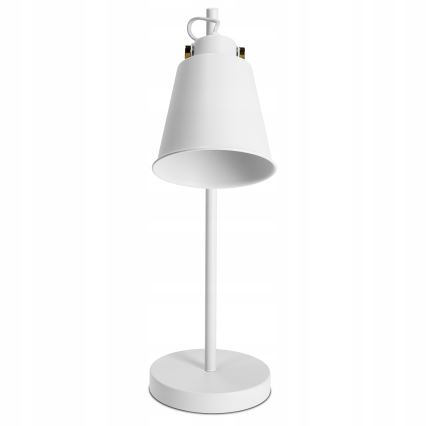 Lampe de table 1xE27/40W/230V blanche