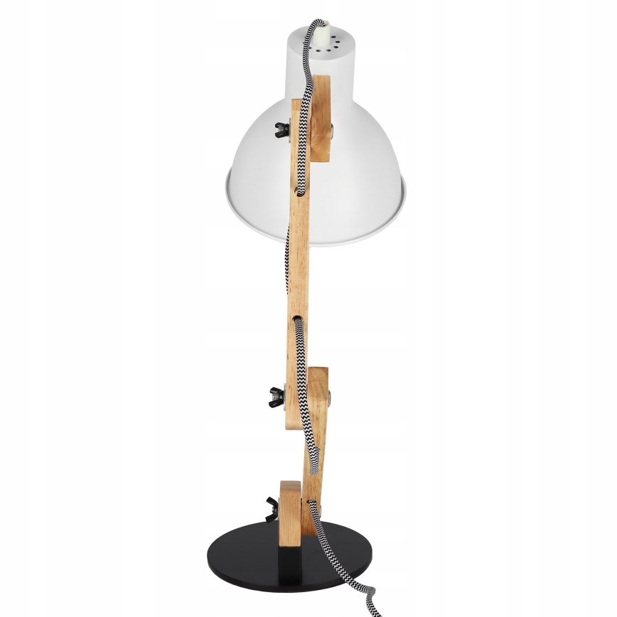 Lampe de table 1xE27/40W/230V blanche/noire