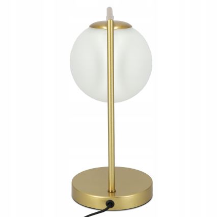 Lampe de table 1xE27/40W/230V dorée/blanche