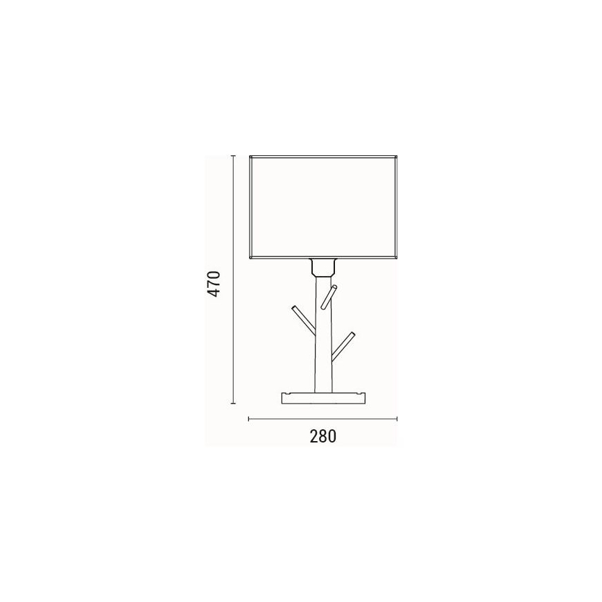 Lampe de table 1xE27/40W/230V