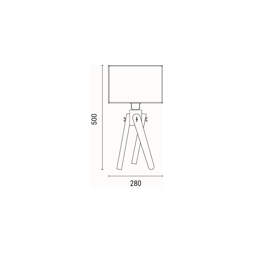 Lampe de table 1xE27/40W/230V