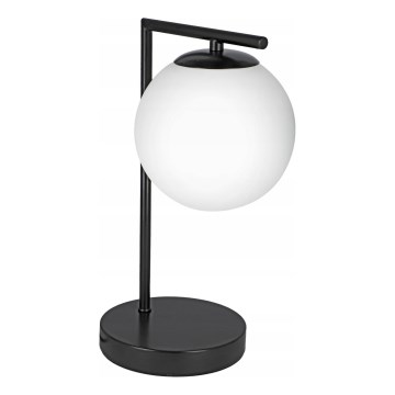 Lampe de table 1xE27/40W/230V noire/blanche