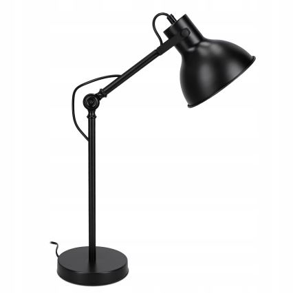 Lampe de table 1xE27/40W/230V noire