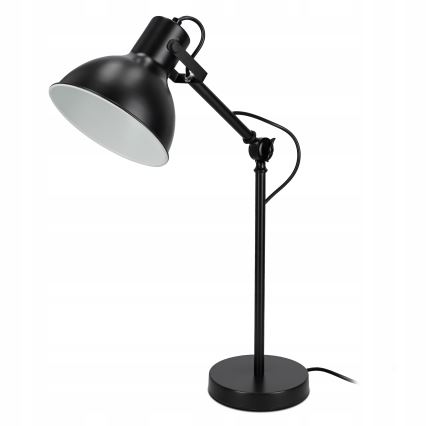 Lampe de table 1xE27/40W/230V noire