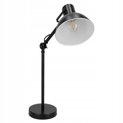Lampe de table 1xE27/40W/230V noire