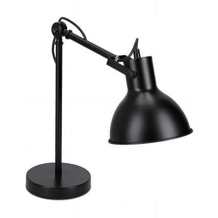 Lampe de table 1xE27/40W/230V noire