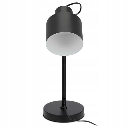 Lampe de table 1xE27/40W/230V noire
