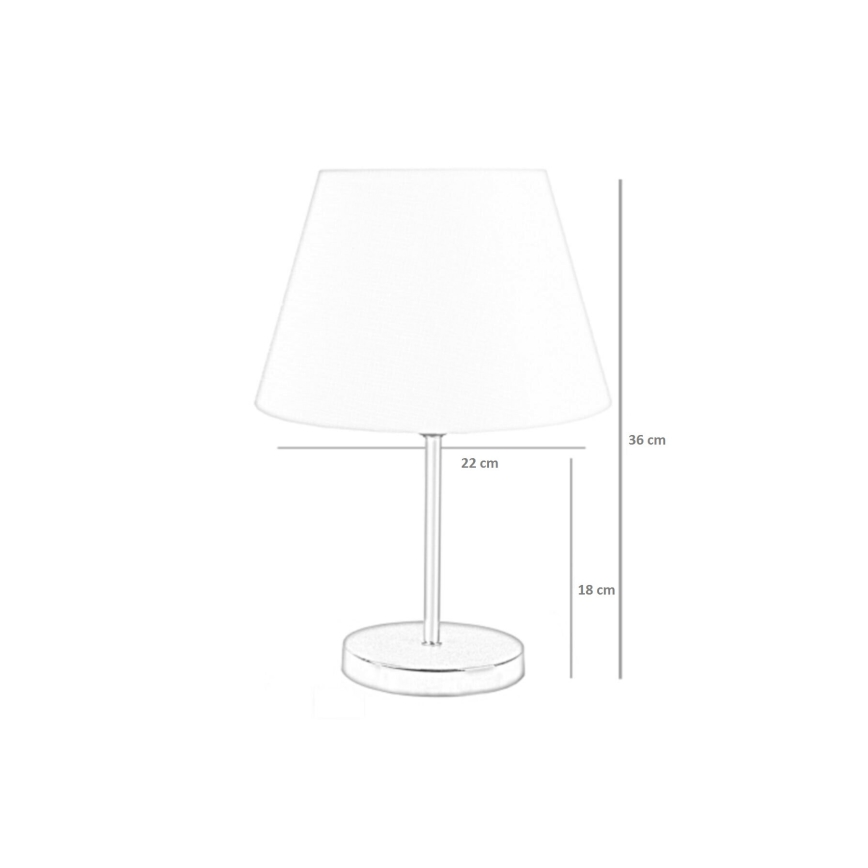 Lampe de table 1xE27/60W/230V bleu/noir