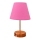 Lampe de table 1xE27/60W/230V rose/cuivre