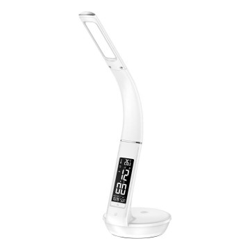 Lampe de table à intensité variable avec charge sans fil Qi 5W et écran LED/6W/230V 3000/4000/6000K blanc