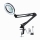 Lampe de table à intensité variable avec loupe LED/22W/5V 4000-6000K noir