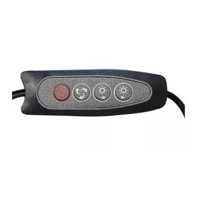 Lampe de table à intensité variable avec loupe LED/6W/5V 3000K/4000K/6000K noir