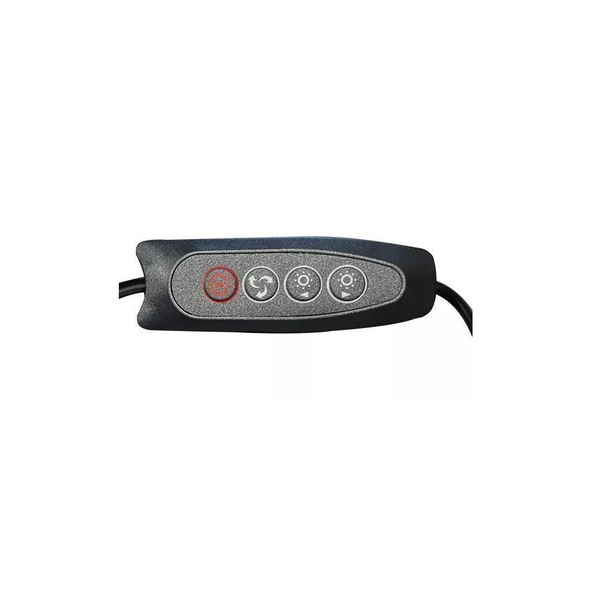 Lampe de table à intensité variable avec loupe LED/6W/5V 3000K/4000K/6000K noir