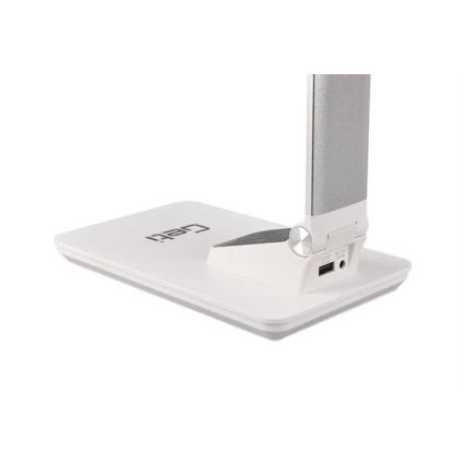 Lampe de table à intensité variable avec USB LED/7W/230V 3000K/4000K/5500K blanc