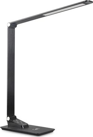 Lampe de table à intensité variable avec USB LED/7W/230V 3000K/4000K/5500K noir
