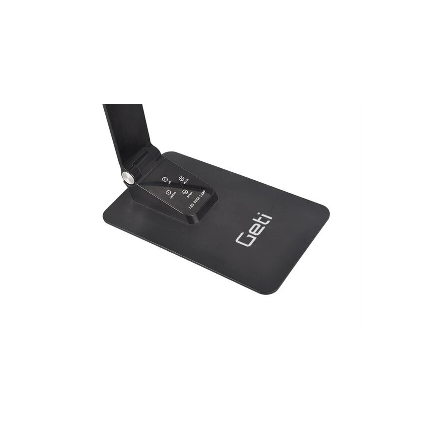 Lampe de table à intensité variable avec USB LED/7W/230V 3000K/4000K/5500K noir