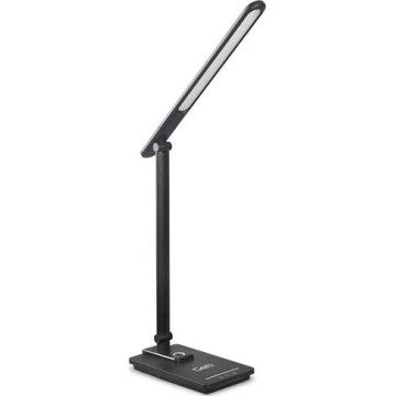 Lampe de table à intensité variable avec USB LED/9W/230V 3000K/4000K/5500K noir