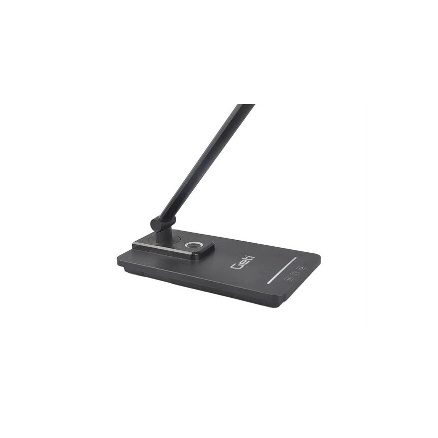 Lampe de table à intensité variable avec USB LED/9W/230V 3000K/4000K/5500K noir