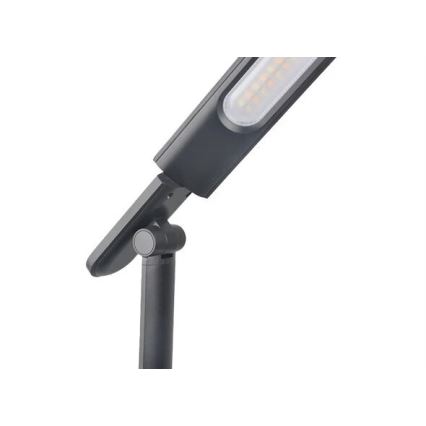 Lampe de table à intensité variable avec USB LED/9W/230V 3000K/4000K/5500K noir