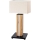 Lampe de table à intensité variable FLAME 1xE27/40W+ LED/4,6W/230V 56,5 cm chêne