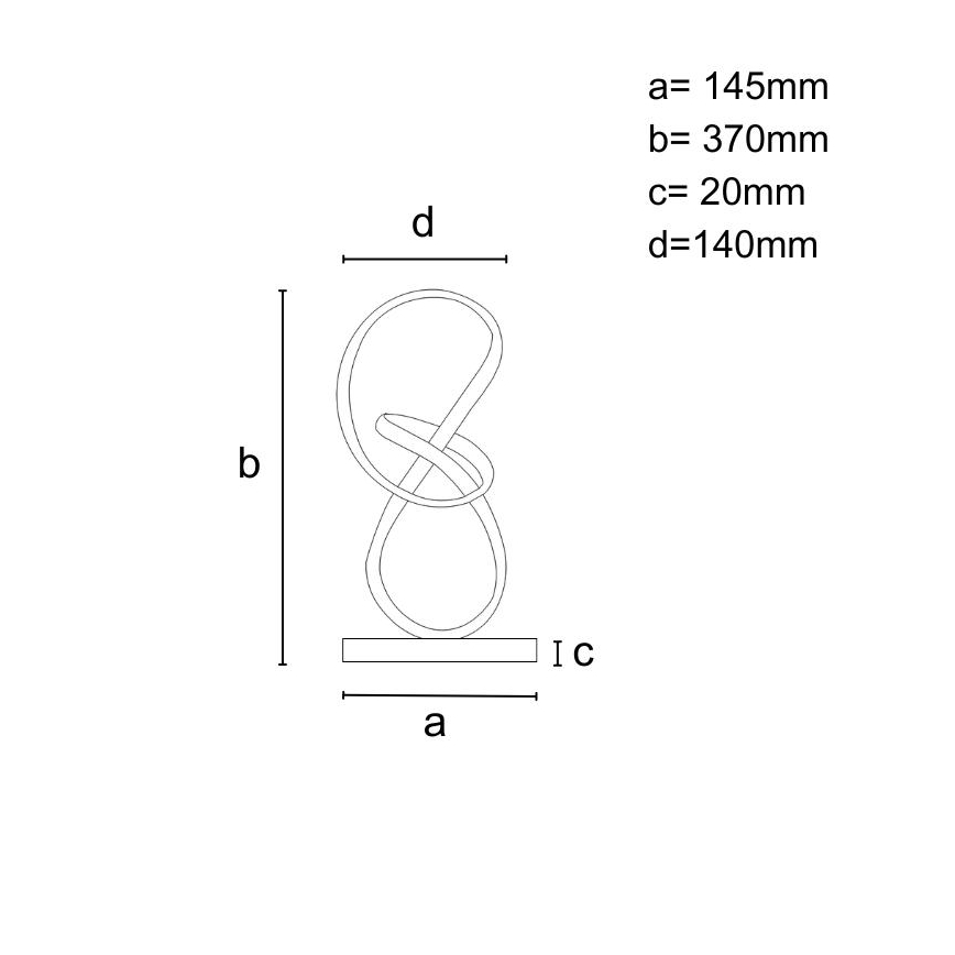 Lampe de table à intensité variable LED/26W/230V 3000/4000/6500K blanc