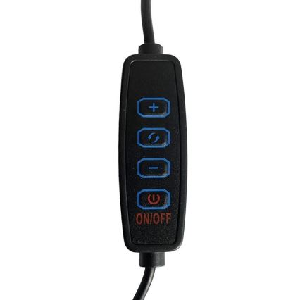 Lampe de table à intensité variable LED/28W/230V 3000/4000/6500K chrome brillant