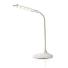 Lampe de table à intensité variable LED/6W/5V 2200 mAh blanc