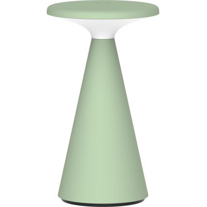 Lampe de table tactile extérieure à intensité variable PAROS LED/1,8W/5V USB 1800 mAh IP44 vert