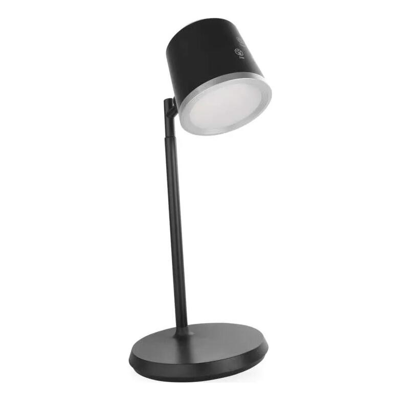Lampe de table à intensité variable rechargeable 4en1 LED/6W/3,7V 3000K/4000K/6500K 1500mAh noir