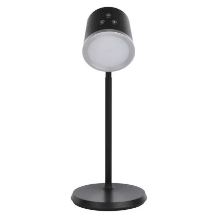 Lampe de table à intensité variable rechargeable 4en1 LED/6W/3,7V 3000K/4000K/6500K 1500mAh noir