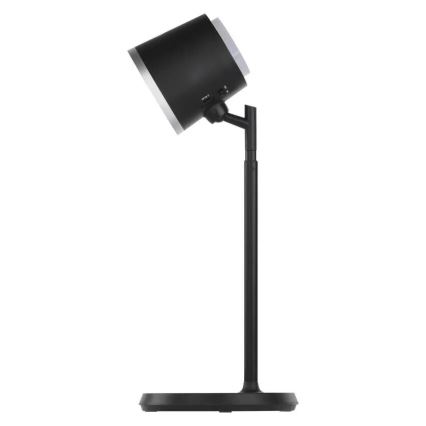 Lampe de table à intensité variable rechargeable 4en1 LED/6W/3,7V 3000K/4000K/6500K 1500mAh noir