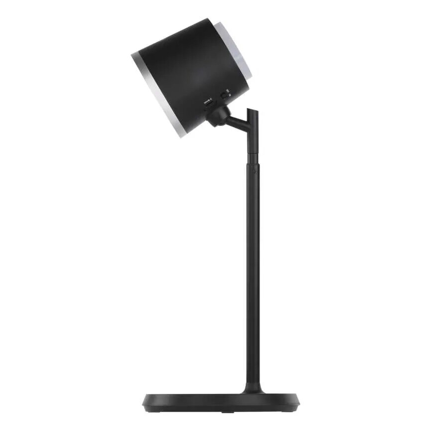 Lampe de table à intensité variable rechargeable 4en1 LED/6W/3,7V 3000K/4000K/6500K 1500mAh noir
