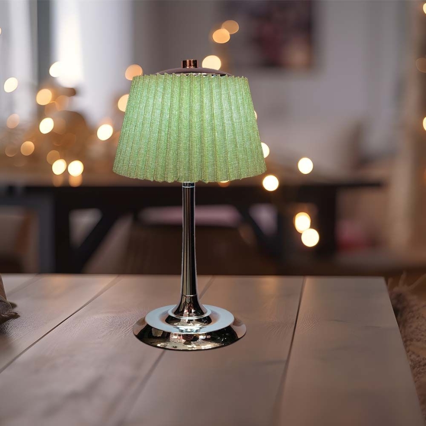 Lampe de table tactile rechargeable et à intensité variable LED/1,5W/5V 3000/4000/6000K 1800 mAh vert