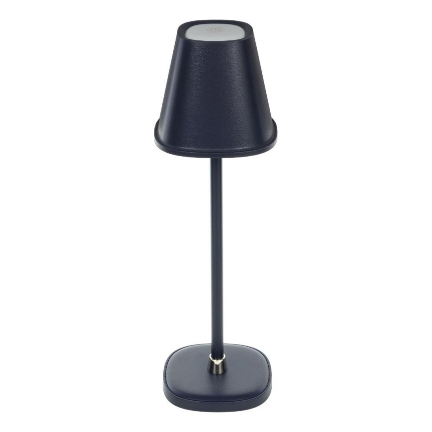 Lampe de table à intensité variable rechargeable LED/3W/1800 mAh bleu foncé