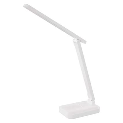 Lampe de table à intensité variable rechargeable LED/5W/3,7V 3000K/4000K/6500K 800mAh blanc