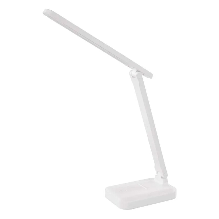 Lampe de table à intensité variable rechargeable LED/5W/3,7V 3000K/4000K/6500K 800mAh blanc