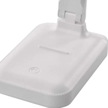 Lampe de table à intensité variable rechargeable LED/5W/3,7V 3000K/4000K/6500K 800mAh blanc