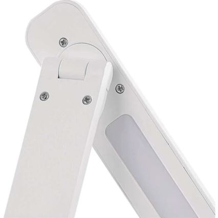 Lampe de table à intensité variable rechargeable LED/5W/3,7V 3000K/4000K/6500K 800mAh blanc