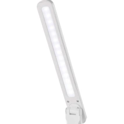 Lampe de table à intensité variable rechargeable LED/5W/3,7V 3000K/4000K/6500K 800mAh blanc