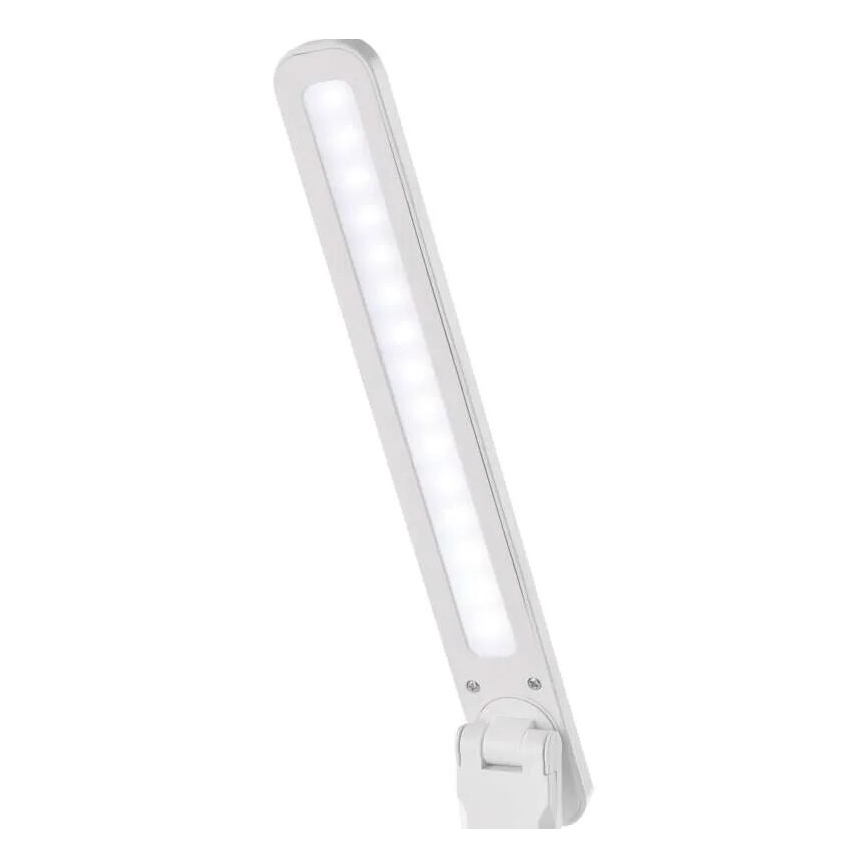 Lampe de table à intensité variable rechargeable LED/5W/3,7V 3000K/4000K/6500K 800mAh blanc