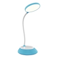 Lampe de table à intensité variable rechargeable VISUA LED/5W/5V 3000-5000K 1200 mAh bleu
