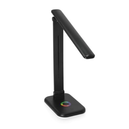 Lampe de table à intensité variable RGBW NOBLITE LED/7W/5V 3000/4000/6500K noir
