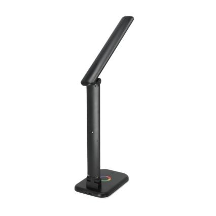 Lampe de table à intensité variable RGBW NOBLITE LED/7W/5V 3000/4000/6500K noir