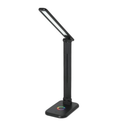 Lampe de table à intensité variable RGBW NOBLITE LED/7W/5V 3000/4000/6500K noir