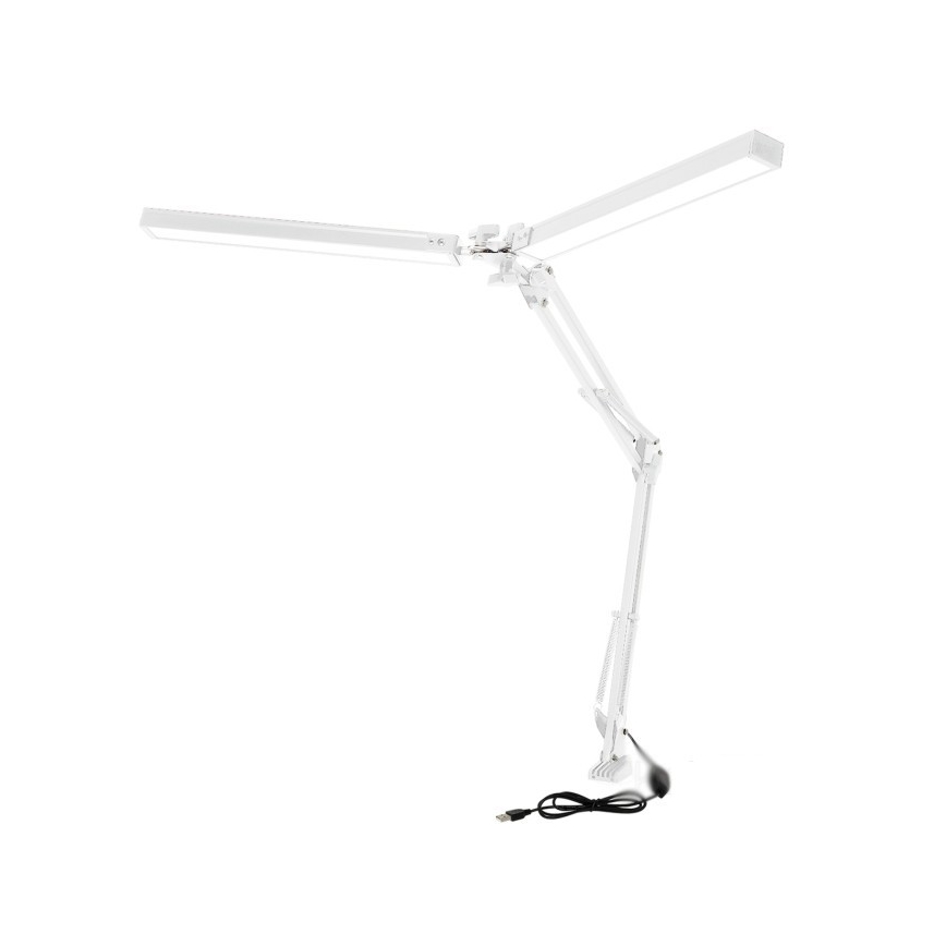 Lampe de table à intensité variable TENUIX DUO 2xLED/14W/230V 3000-6000K blanc