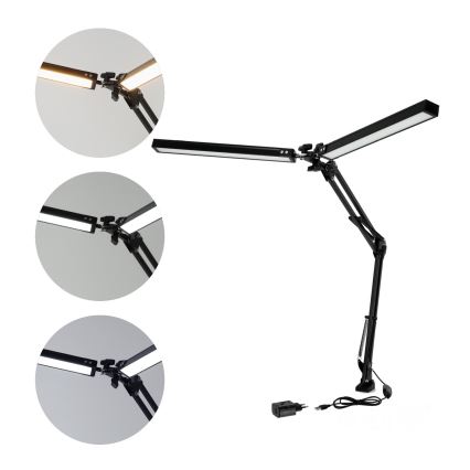 Lampe de table à intensité variable TENUIX DUO 2xLED/14W/230V 3000-6000K