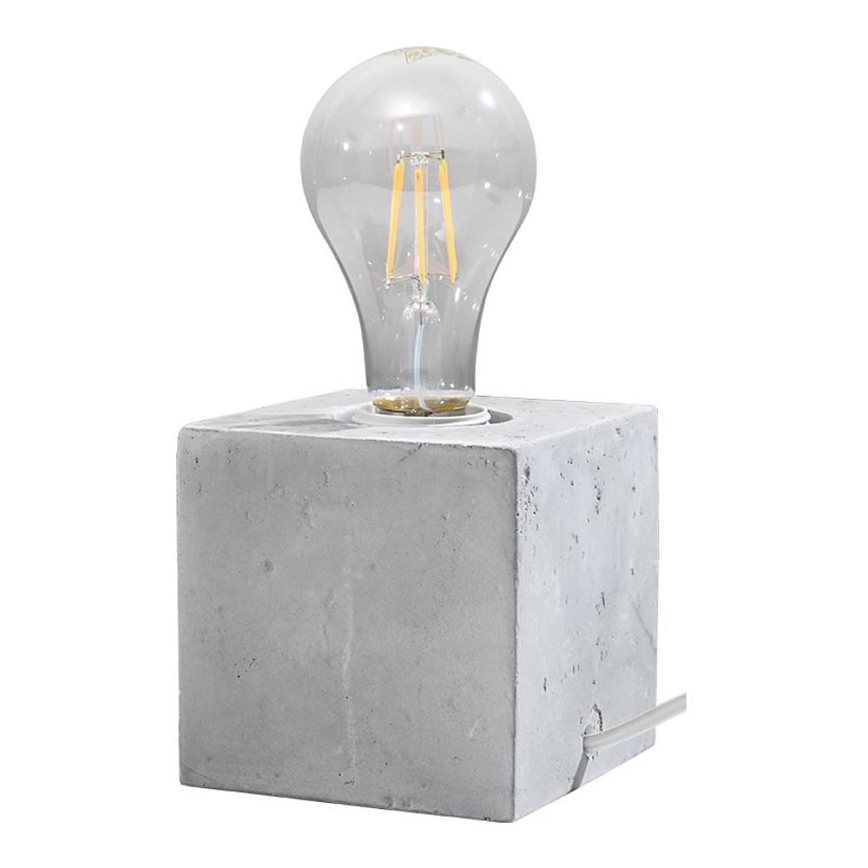 Lampe de table ABEL 1xE27/15W/230V béton