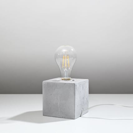 Lampe de table ABEL 1xE27/15W/230V béton