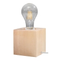 Lampe de table ABEL 1xE27/15W/230V hêtre